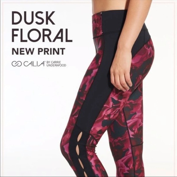 CALIA by Carrie Underwood Pants - Floral dusk workout leggings
